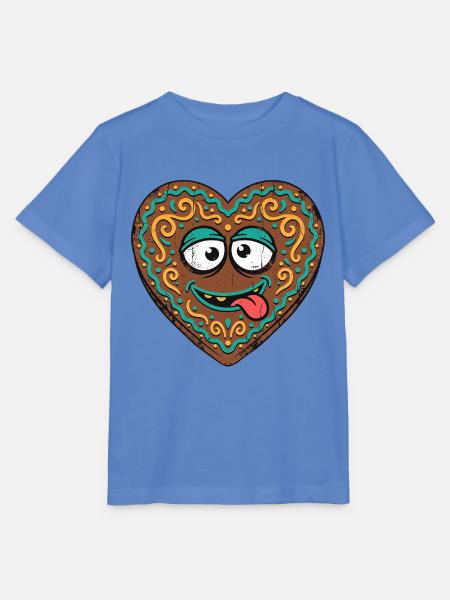 Lustiges Lebkuchenherz Bayern Kinder - Stanley/Stella Kinder T-Shirt MINI CREATOR - Blau