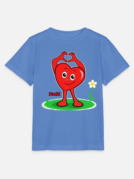 Mucki Love-Vibes - Stanley/Stella Kinder T-Shirt MINI CREATOR - Blau