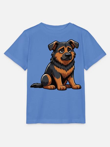 Deutscher Schäferhund Schäferhunde Schäferhunde - Stanley/Stella Kinder T-Shirt MINI CREATOR - Blau