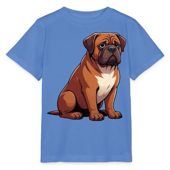 Bordeaux Dogge Bordeauxs Bordeaux Doggen besitzer - Stanley/Stella Kinder T-Shirt MINI CREATOR  - Blau - Vorne - Taisha (125cm)