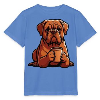 Bordeaux Dogge Bordeauxs Bordeaux Doggen besitzer - Stanley/Stella Kinder T-Shirt MINI CREATOR  - Blau - Vorne - Taisha (125cm)