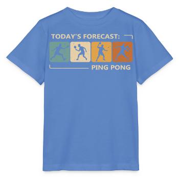 Tischtennis Vorhersage Für Heute Ist Ping-Pong - Stanley/Stella Kinder T-Shirt MINI CREATOR  - Blau - Vorne - Taisha (125cm)