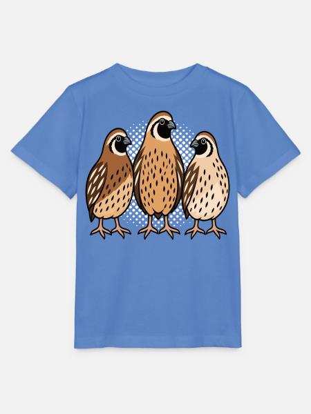 Wachtel Wachteln Wachtelbesitzer zwergwachtel - Stanley/Stella Kinder T-Shirt MINI CREATOR - Blau