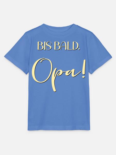 Schwangerschaft verkünden, Opa - Stanley/Stella Kinder T-Shirt MINI CREATOR  - Blau