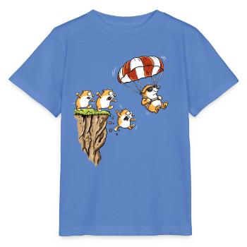 Lemming Fallschirm Individualität Paragliding Humo - Stanley/Stella Kinder T-Shirt MINI CREATOR  - Blau - Vorne - Taisha (125cm)