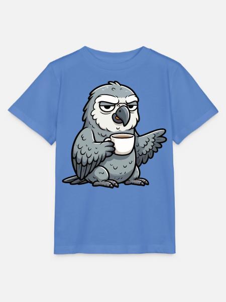 Graupapagei Papagei Papageibesitzer Papageihalter - Stanley/Stella Kinder T-Shirt MINI CREATOR - Blau