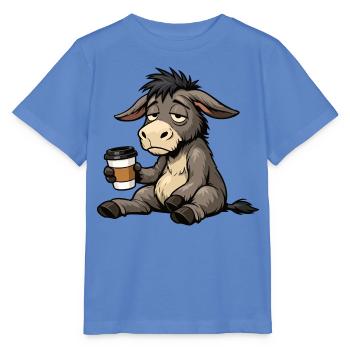 Esel Eselchen Eselhalter Muli Langohresel Muli - Stanley/Stella Kinder T-Shirt MINI CREATOR  - Blau - Vorne - Taisha (125cm)