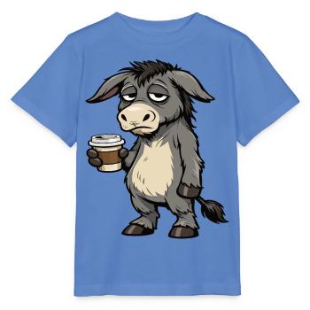 Esel Eselchen Eselhalter Muli Langohresel Muli - Stanley/Stella Kinder T-Shirt MINI CREATOR  - Blau - Vorne - Taisha (125cm)