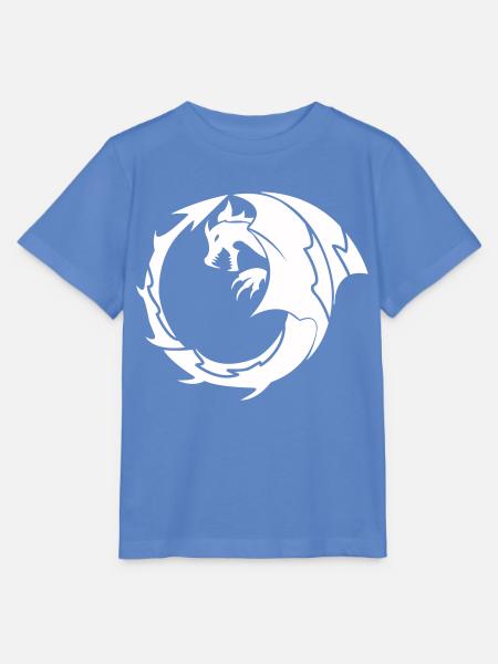 dragon - Stanley/Stella Kinder T-Shirt MINI CREATOR  - Blau