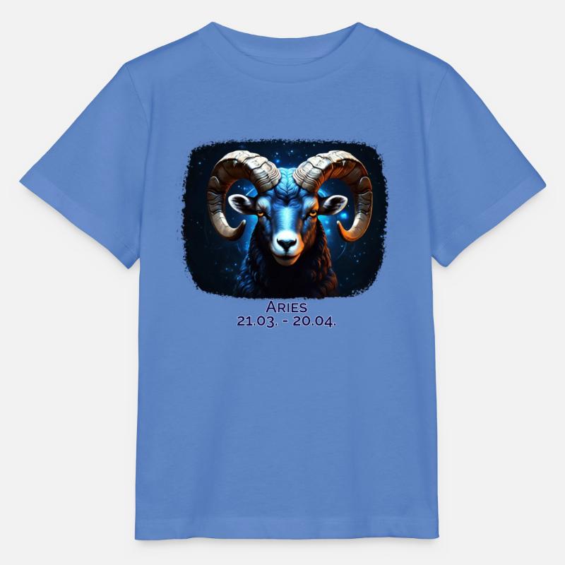 Sternzeichen Widder Datum - Stanley/Stella Kinder T-Shirt MINI CREATOR - Blau