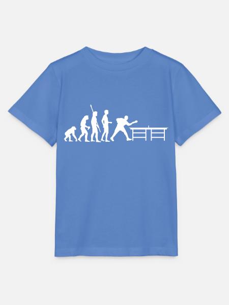 evolution_table_tennis_a - Stanley/Stella Kinder T-Shirt MINI CREATOR  - Blau