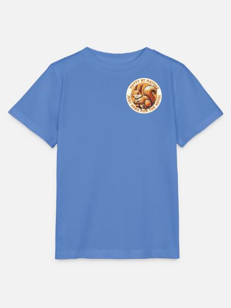 Nutty by Nature - Stanley/Stella Kinder T-Shirt MINI CREATOR  - Blau