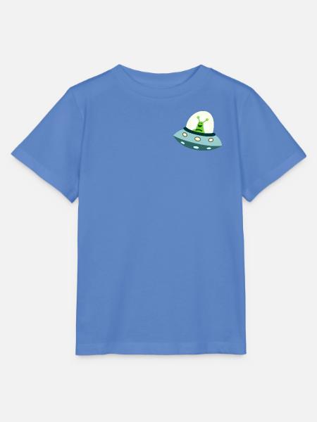 Außerirdischer im Ufo - Stanley/Stella Kinder T-Shirt MINI CREATOR  - Blau