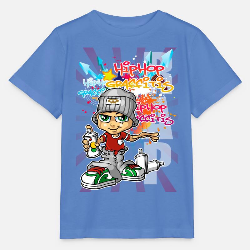 Junge Graffiti - Stanley/Stella Kinder T-Shirt MINI CREATOR  - Blau