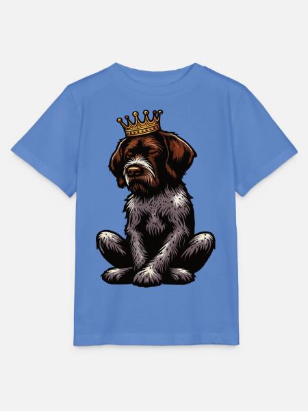 Deutsch Drahthaar Deutsch-Drahthaar Besitzer - Stanley/Stella Kinder T-Shirt MINI CREATOR - Blau