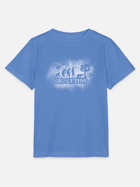 Geolution-light-grunge - Stanley/Stella Kinder T-Shirt MINI CREATOR  - Blau