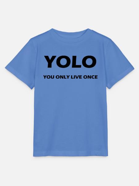 yolo 1 - Stanley/Stella Kinder T-Shirt MINI CREATOR  - Blau
