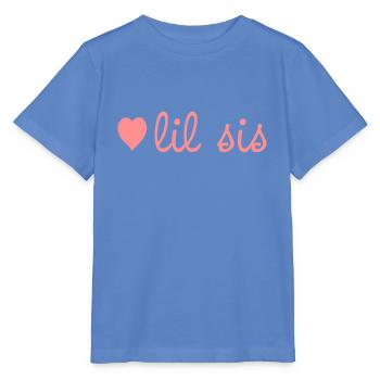 Lil Sis- Little Sister - Stanley/Stella MINI CREATOR Kids’ T-Shirt - bright blue - Front - Taisha (125cm)