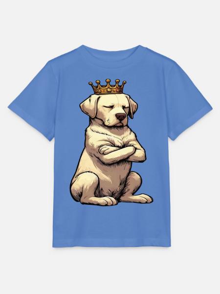 Labrador Labradorbesitzer Labradorliebhaber - Stanley/Stella Kinder T-Shirt MINI CREATOR - Blau