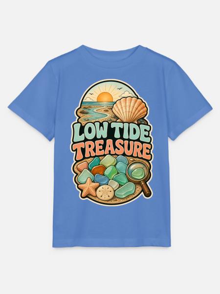 LOW TIDE TREASURE - Stanley/Stella Kinder T-Shirt MINI CREATOR  - Blau