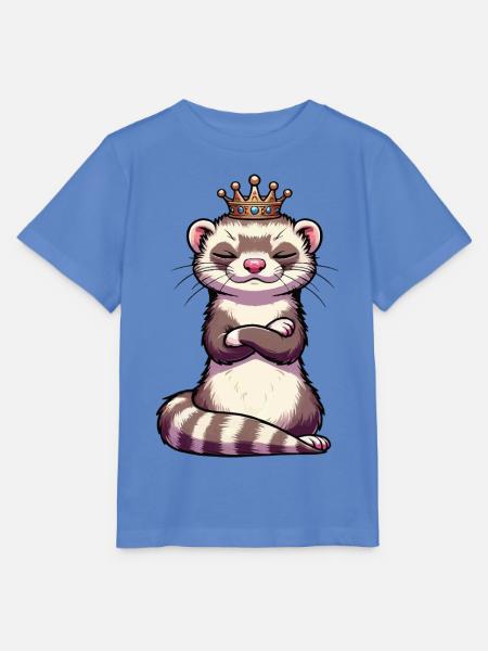 Frettchen Frettchenhalter Frettchenbesitzer - Stanley/Stella Kinder T-Shirt MINI CREATOR - Blau