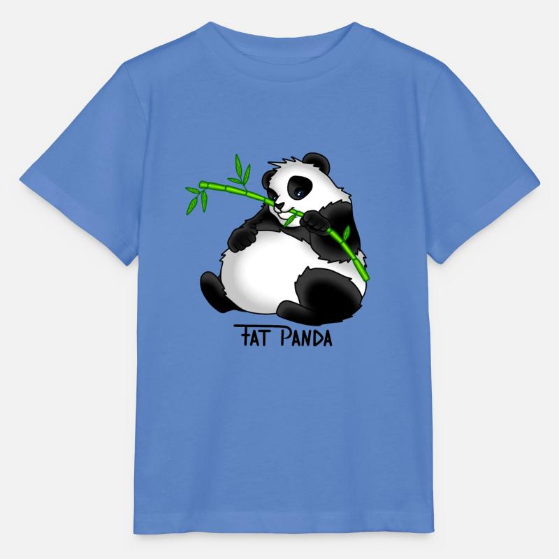 Fat Panda Geschenk Idee - Stanley/Stella Kinder T-Shirt MINI CREATOR  - Blau