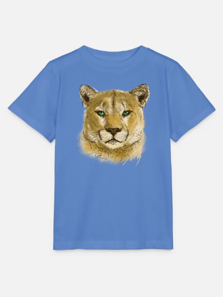 wildkatze - Stanley/Stella Kinder T-Shirt MINI CREATOR - Blau