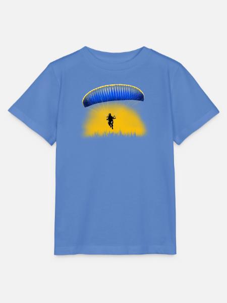 paragliding - Stanley/Stella Kinder T-Shirt MINI CREATOR - Blau