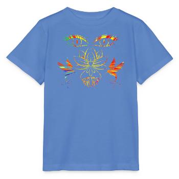 Zen-Gesicht - Stanley/Stella Kinder T-Shirt MINI CREATOR  - Blau - Vorne - Taisha (125cm)