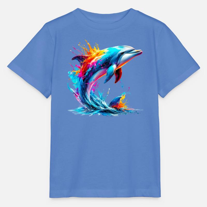Dauphin - T-shirt bio MINI CREATOR Stanley/Stella Enfant - bleu