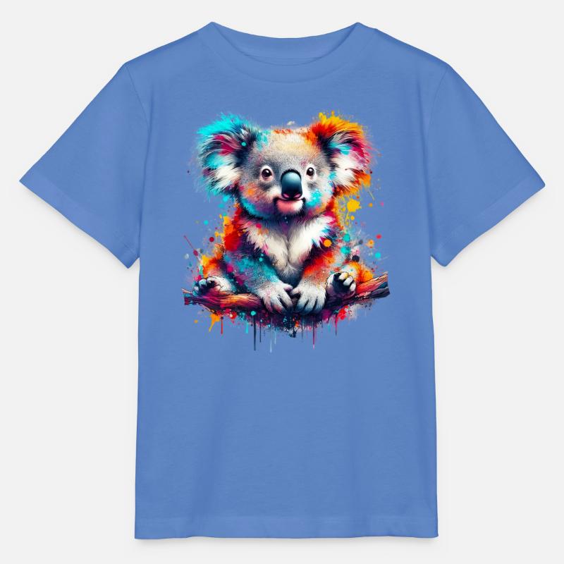Koala - Stanley/Stella Kinder T-Shirt MINI CREATOR  - Blau