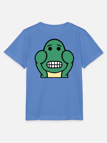 Dolly Grinsen - Stanley/Stella Kinder T-Shirt MINI CREATOR  - Blau