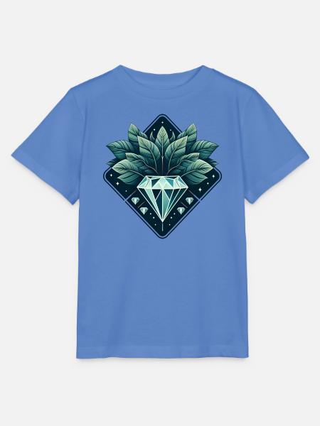 Blühender Diamant - Stanley/Stella Kinder T-Shirt MINI CREATOR  - Blau