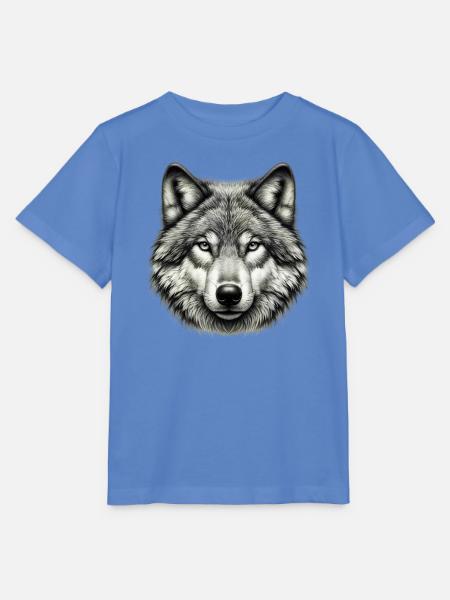 Wolf - Stanley/Stella Kinder T-Shirt MINI CREATOR - Blau