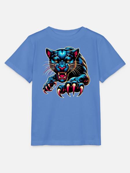 Panther - Stanley/Stella Kinder T-Shirt MINI CREATOR - Blau