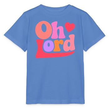 Oh Lord - Stanley/Stella MINI CREATOR Kids’ T-Shirt - bright blue - Front - Taisha (125cm)