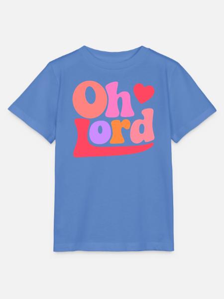 Oh Lord - Stanley/Stella MINI CREATOR Kids’ T-Shirt - bright blue
