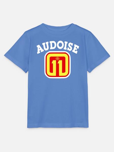 Audoise 11 Logo - Stanley/Stella Kinder T-Shirt MINI CREATOR - Blau