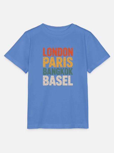 Basel - Stanley/Stella Kinder T-Shirt MINI CREATOR - Blau