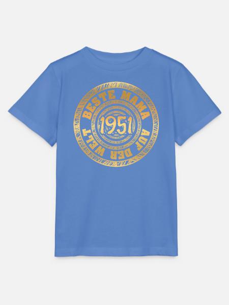 Beste 1951 - Stanley/Stella Kinder T-Shirt MINI CREATOR - Blau