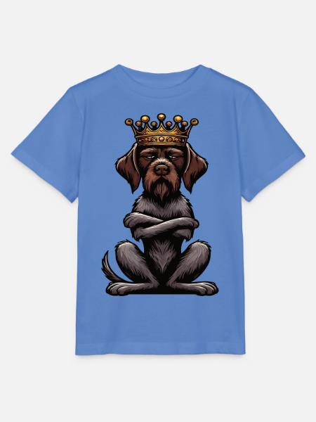 Deutsch Drahthaar Deutsch-Drahthaar Besitzer - Stanley/Stella Kinder T-Shirt MINI CREATOR  - Blau