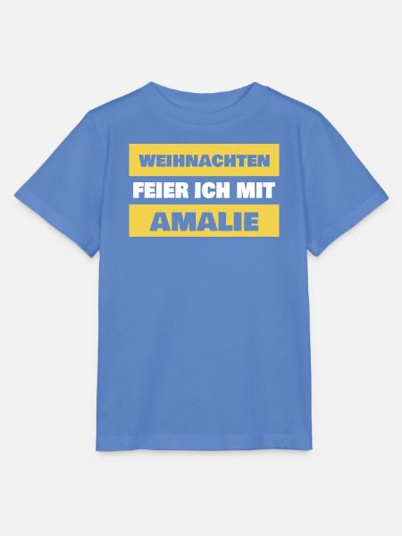 Geschenk für Amalie - Stanley/Stella Kinder T-Shirt MINI CREATOR - Blau