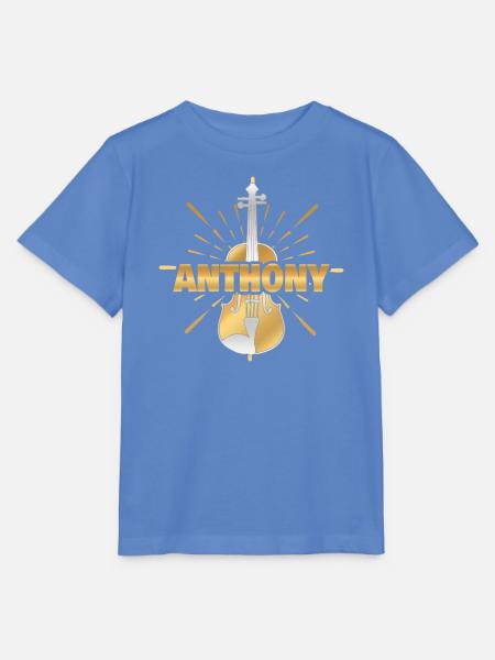 Anthony - Stanley/Stella Kinder T-Shirt MINI CREATOR - Blau