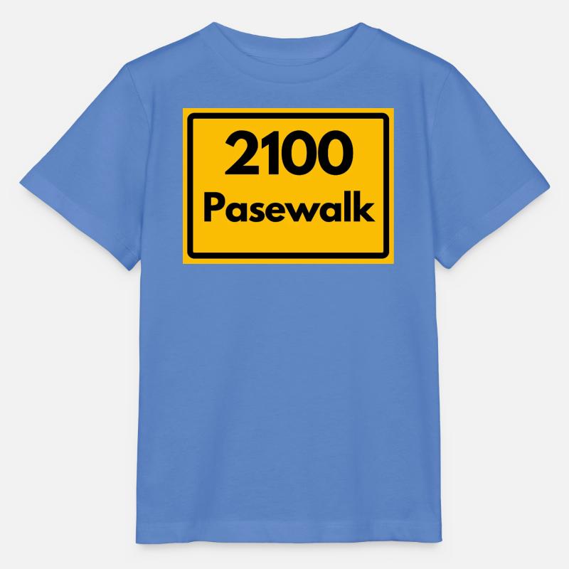 OLD POSTCODE POSTCODE RETRO 2100 PASEWALK HEIMAT - Stanley/Stella MINI CREATOR Kids’ T-Shirt - bright blue