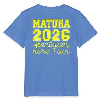 Matura 2026 Spruch - Stanley/Stella Kinder T-Shirt MINI CREATOR  - Blau - Vorne - Taisha (125cm)