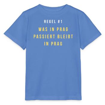Prag Geheimnisregel - Stanley/Stella Kinder T-Shirt MINI CREATOR  - Blau - Vorne - Taisha (125cm)