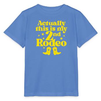 Mein zweites Rodeo - Stanley/Stella Kinder T-Shirt MINI CREATOR  - Blau - Vorne - Taisha (125cm)