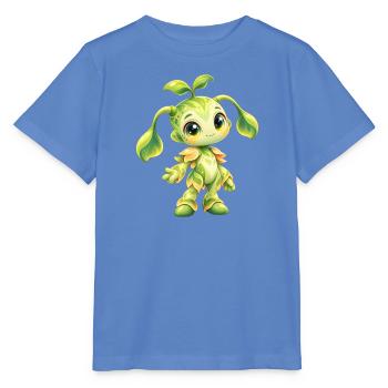 Grünes Pflanzwesen Charme - Stanley/Stella Kinder T-Shirt MINI CREATOR  - Blau - Vorne - Taisha (125cm)
