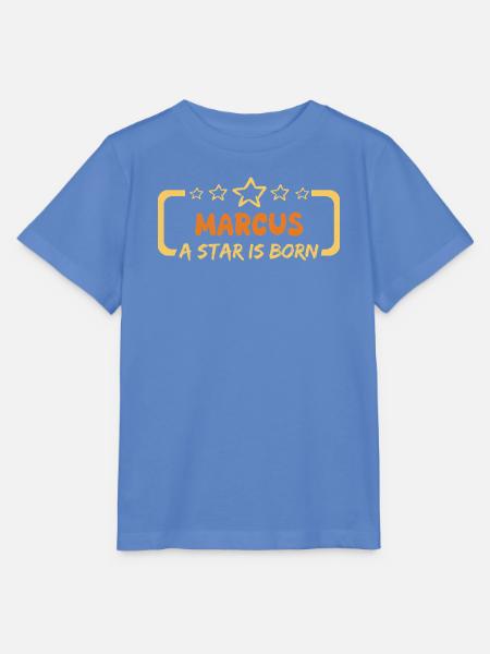Spruch Marcus - Stanley/Stella Kinder T-Shirt MINI CREATOR  - Blau
