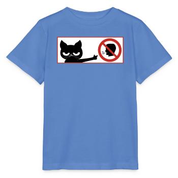 katze, hals Maul - Stanley/Stella Kinder T-Shirt MINI CREATOR  - Blau - Vorne - Taisha (125cm)